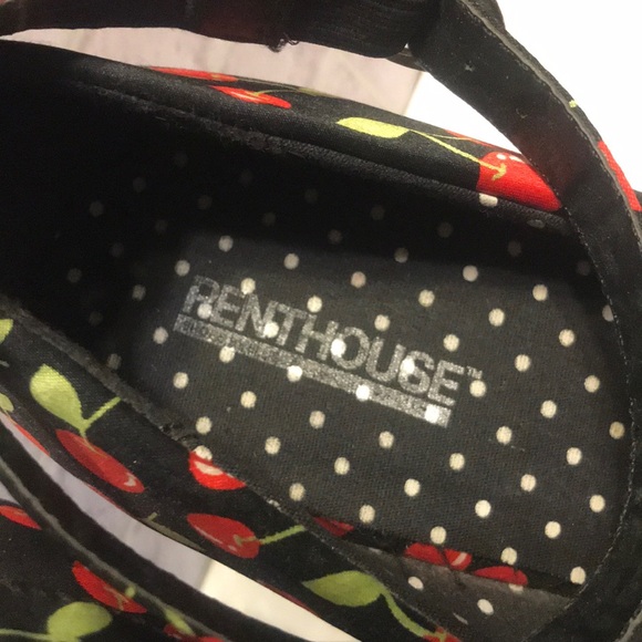 Penthouse Black and Red Cherry Pinup Platforms - Picture 11 of 14